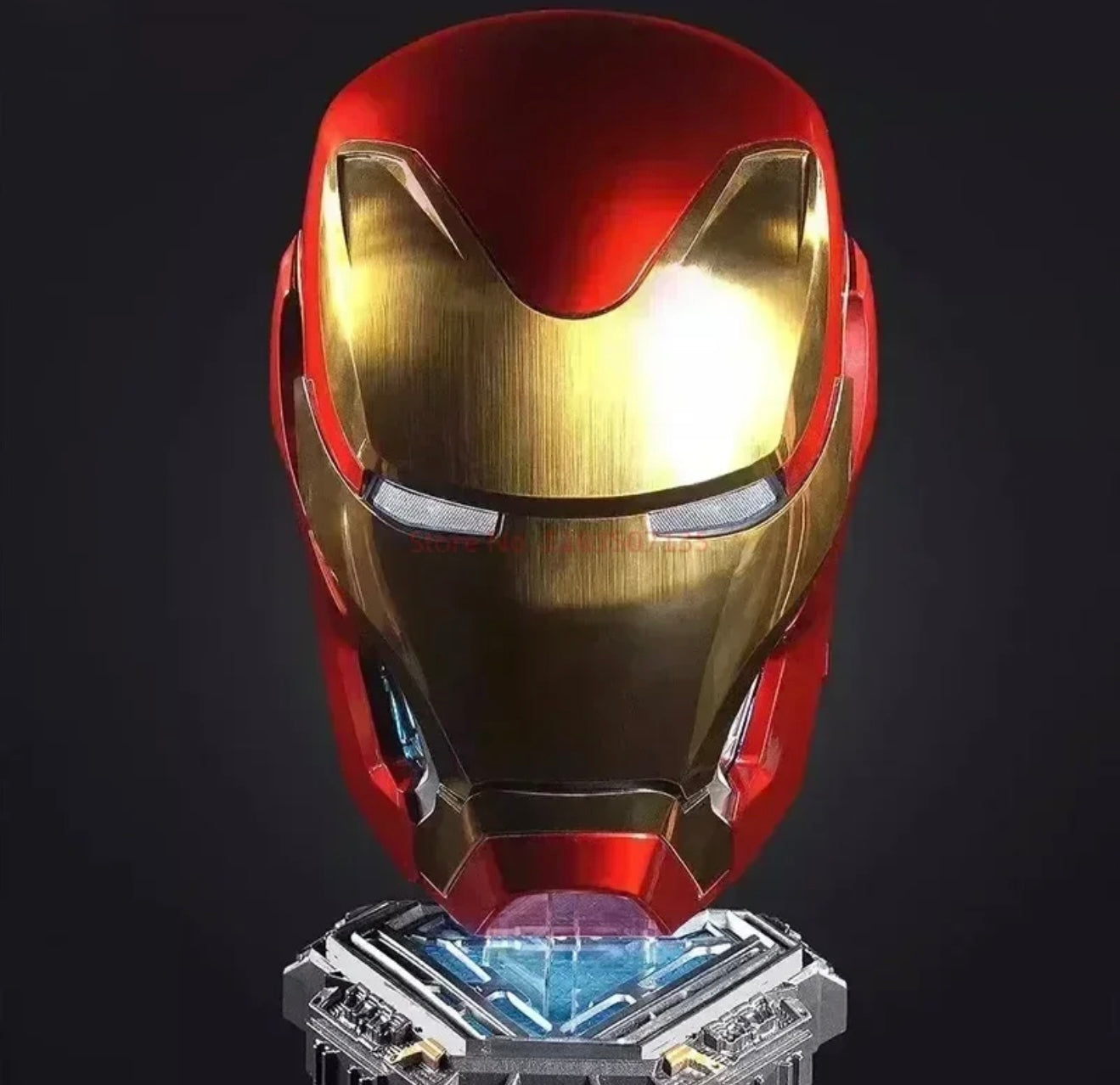 Iron Man 1:1 Helmet Mk5 Avengers War Machine Cosplay Electric Open Close English Voice Remote Control