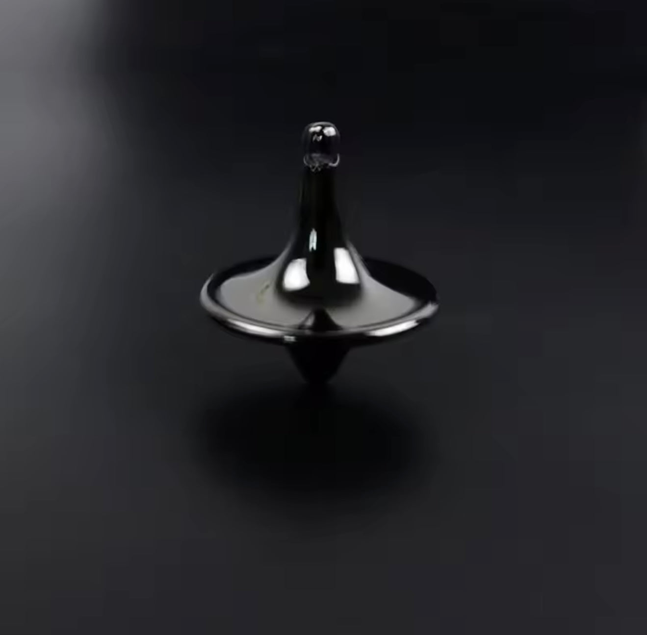 Metal Gyro Silver Hand Spinning Top