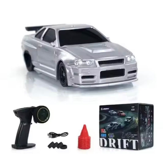 2.4G High speed Drift Rc Car 1/43 4WD Remote Control Car Four Wheel Drive Radio Controlled